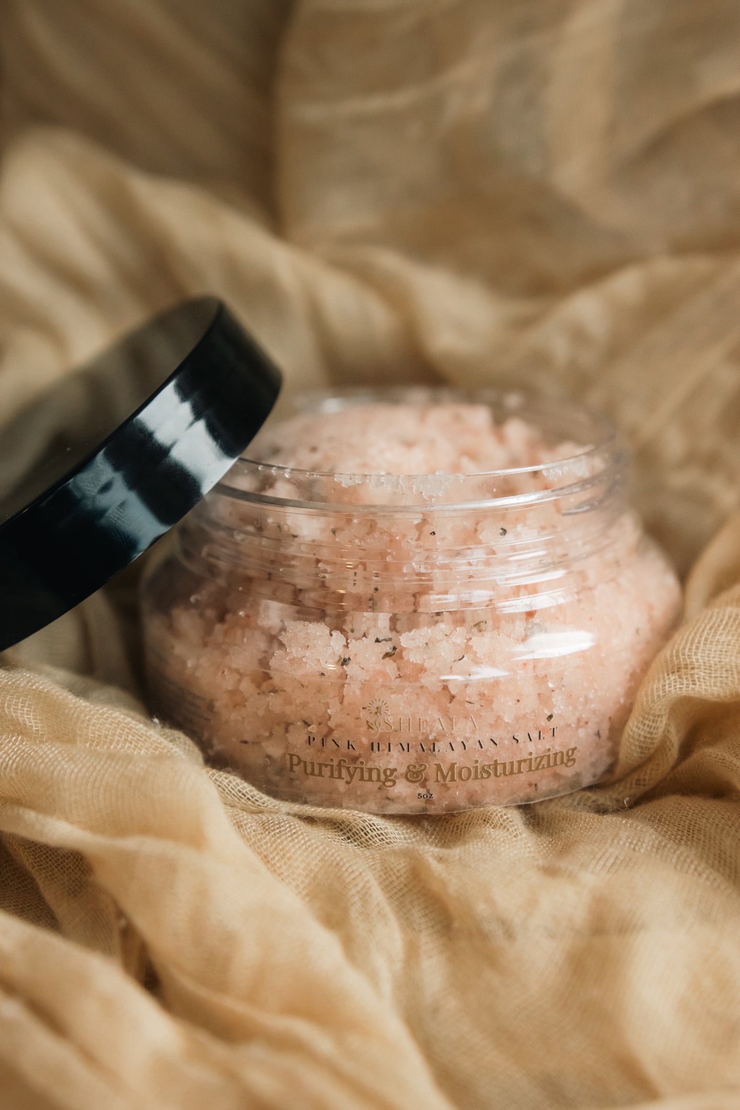 Purifying + Moisturizing: PINK HIMALAYAN SALT SCRUB
