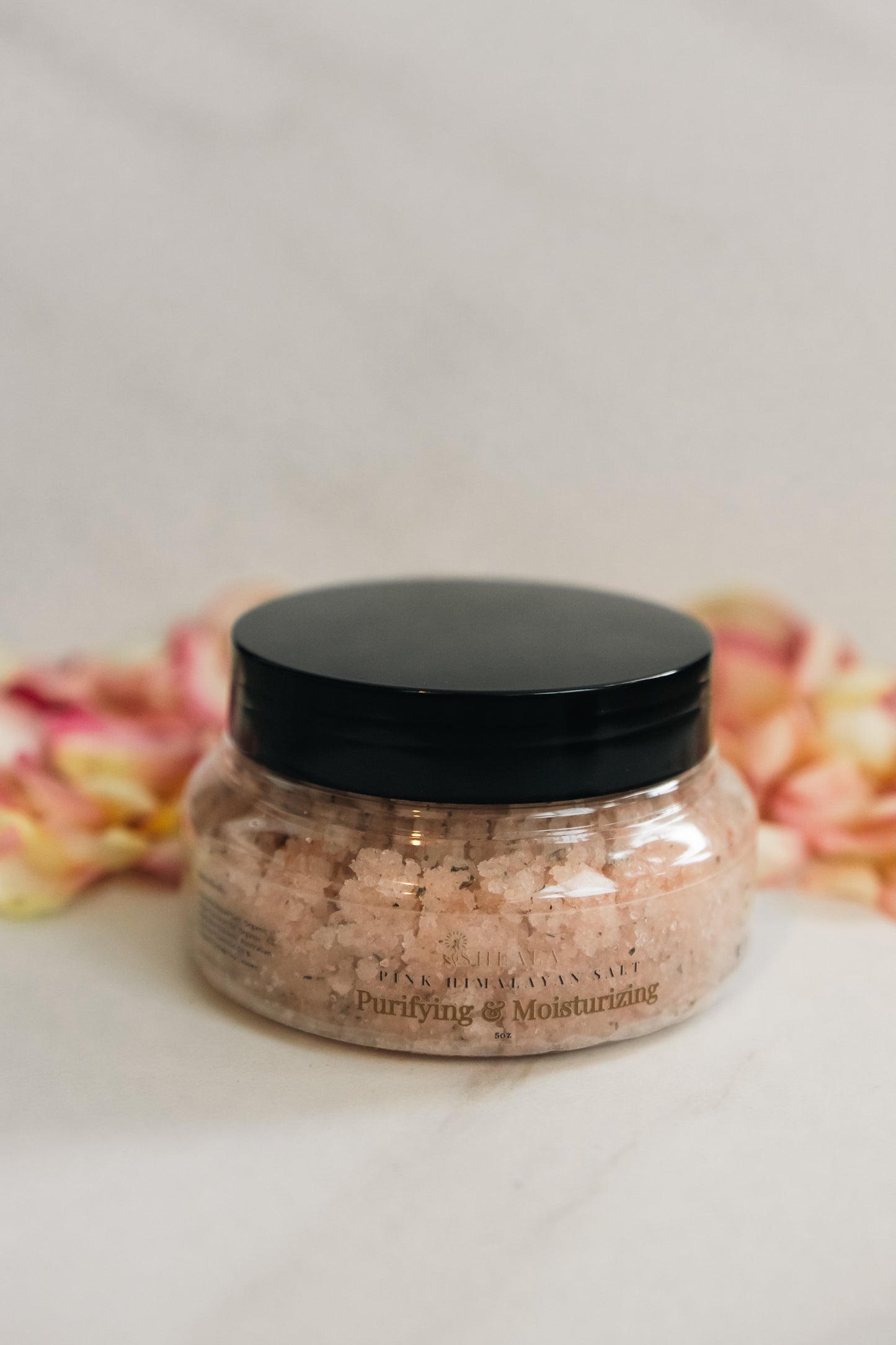 Purifying + Moisturizing: PINK HIMALAYAN SALT SCRUB