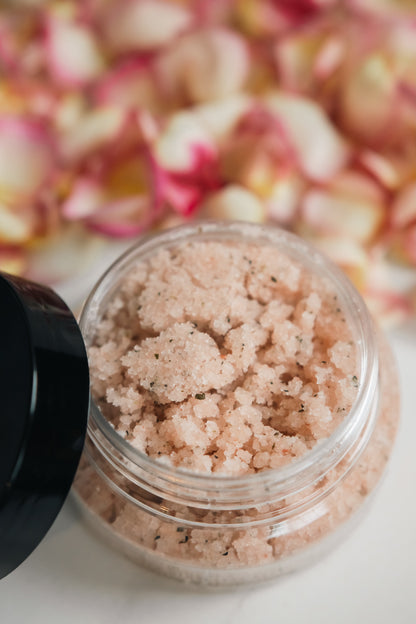 Purifying + Moisturizing: PINK HIMALAYAN SALT SCRUB